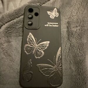 Black Butterfly Phone Case